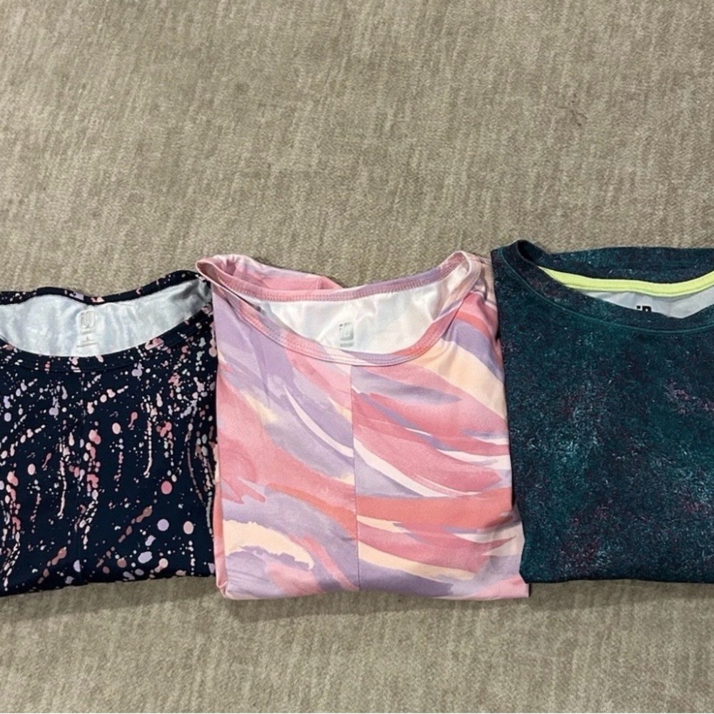 Ideology Big Girls Tops Lot Of 3 Size L Set of Three Colorful T-Shirts